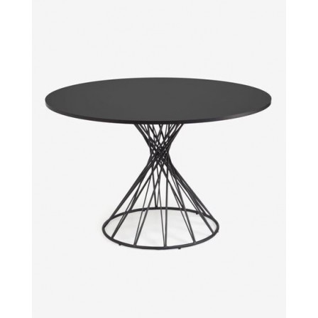 MESA COMEDOR NIUTO DM NEGRO...