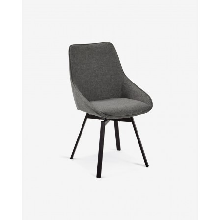 Silla Giratoria Jen Gris...