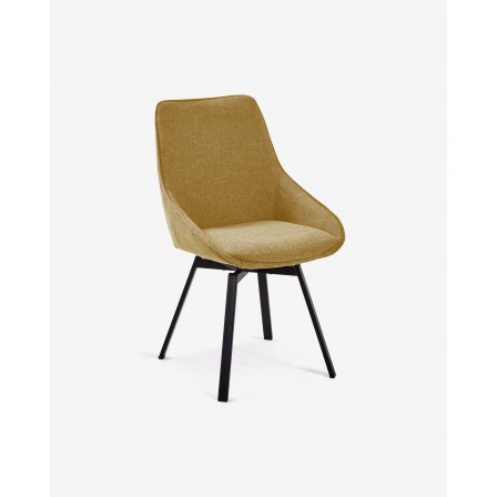 Silla Giratoria Jen Mostaza