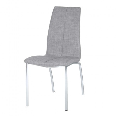 Silla Comedor Carlo Gris Claro