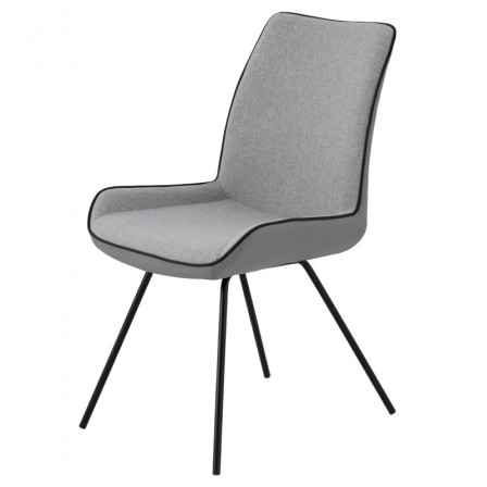 Silla Comedor Noman Gris Claro