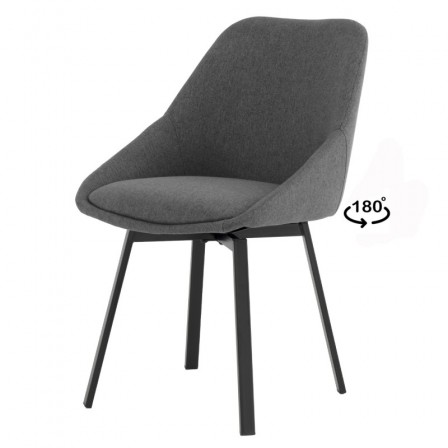 Silla Giratoria Melia Gris...