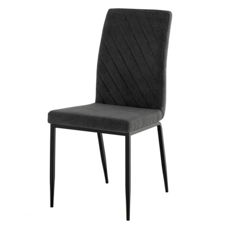Silla Comedor Ivis Gris Oscuro