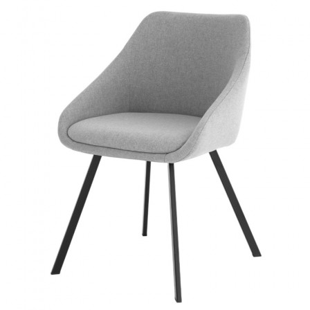 Silla Comedor Lanne Gris Claro