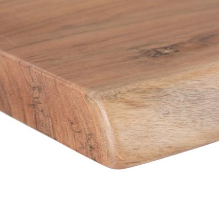 MESA COMEDOR NATURAL-NEGRO 300 X 94 X 78 CM - Imagen 3