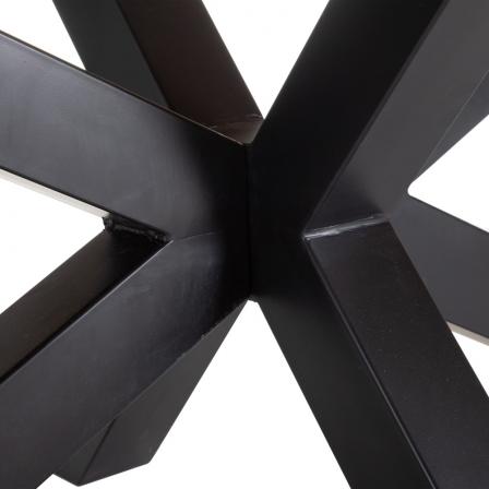 MESA COMEDOR NATURAL-NEGRO 300 X 94 X 78 CM - Imagen 5