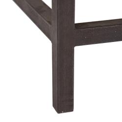 MESA CENTRO NATURAL MADERA DE OLMO 167 X 100 X 50 CM - Imagen 3