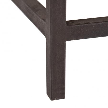 MESA CENTRO NATURAL MADERA DE OLMO 167 X 100 X 50 CM - Imagen 3