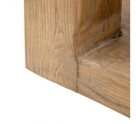 MESA CENTRO NATURAL MADERA DE OLMO 184 X 94 X 44 CM - Imagen 4