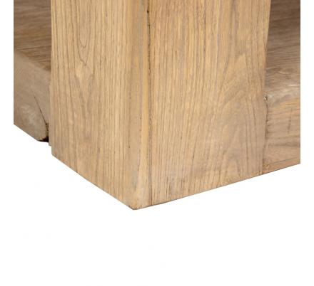 MESA CENTRO NATURAL MADERA DE OLMO 184 X 94 X 44 CM - Imagen 7