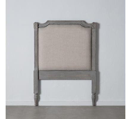 CABECERO GRIS MADERA / TEJIDO 103 X 7 X 153 CM - Imagen 1