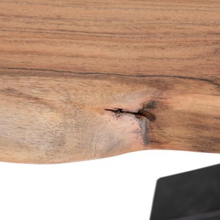 MESA COMEDOR NATURAL-NEGRO 300 X 94 X 78 CM - Imagen 4