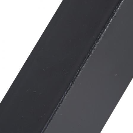 MESA COMEDOR MARRÓN-NEGRO DM-METAL 120 X 120 X 76 CM - Imagen 5