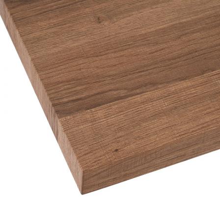 MESA COMEDOR NATURAL-BLANCO DM-METAL 160 X 90 X 76 CM - Imagen 4