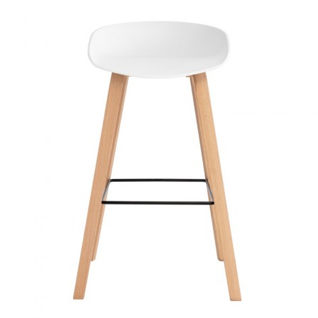 TABURETE RON COLOR BLANCO ALTO