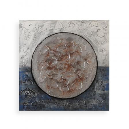 CUADRO DARK CIRCLE 80X80CM - Imagen 1