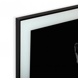 CUADRO SILUETA BLANCO Y NEGRO