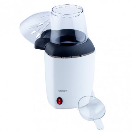 Palomitero 1200w Blanco C/luz Indicadora Preparac. Sin Aceite O Grasa C/medidor Porciones