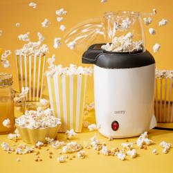 Palomitero 1200w Blanco C/luz Indicadora Preparac. Sin Aceite O Grasa C/medidor Porciones