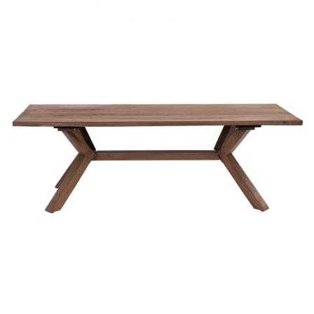 MESA COMEDOR NATURAL MADERA SALÓN 220 X 90 X 76 CM