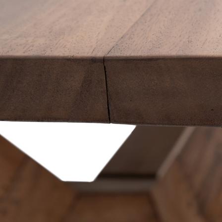 MESA COMEDOR NATURAL MADERA SALÓN 220 X 90 X 76 CM