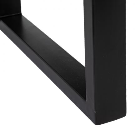 MESA COMEDOR NATURAL-NEGRO 160 X 80 X 76 CM