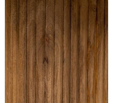 MESA CENTRO NATURAL-CREMA MÁRMOL/MADERA 76 X 76 X 45 CM