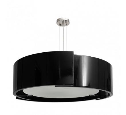 Colgante Oslo Cromo/negro 8xe27 D 90cm