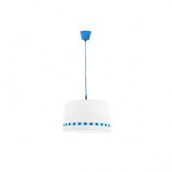 Colgante Lacito Azul 1xe27 Regx35d