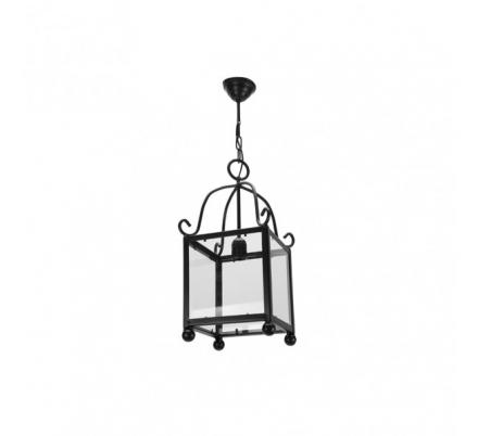 Farol Forja Monasterio 1xe27 Negro Regx20x20 Cm