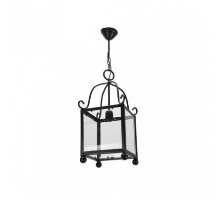 Farol Forja Monasterio 1xe27 Negro Regx22x22 Cm