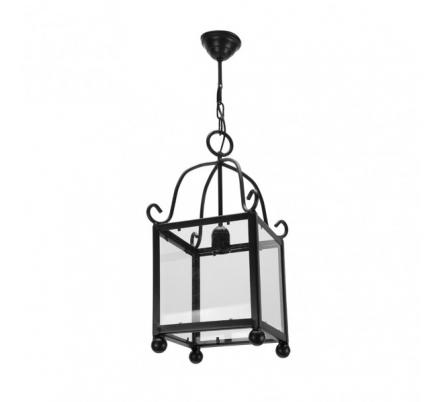 Farol Forja Monasterio 1xe27  Negro Regx27x27 Cm