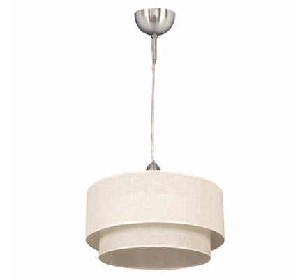 Colgante Doble 1l. Beis/beis Cilind (35/25/reg)