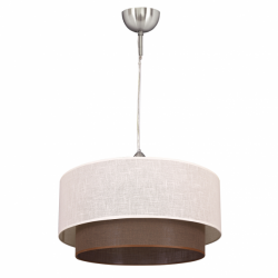 Colgante Doble 1l. Beis/marr Cilind (50/40/reg)