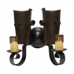 Aplique Cantina 2xe27 Marron 30x26x16 Cm