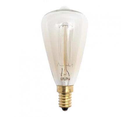 Bombilla Incandescencia Vintage Pebetero 40w E14 48dx115 Calida