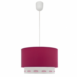 Colgante Trazos 1xe27 Rosa Oscuro 30d