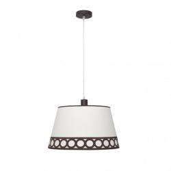 Colgante Dalia 1xe27 Beis/marrón Regx40x40 Cm