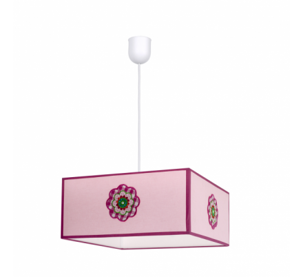 Colgante Petalo 1xe27 Rosa Regx35x35