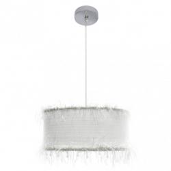 Colgante Hilos 1xe27 Blanca Regx40x40 Cm