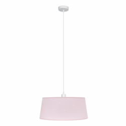 Colgante Consciencia 1xe27 Rosa Regx40x40 Cm