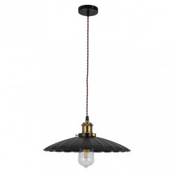 Colgante Garza 1xe27 Negro Oro Regx40,5x40,5 Cm