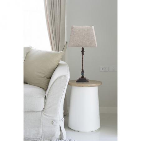 Sobremesa Shubunkin 1xe27 Marron Rustico  54.5x25x25 Cm