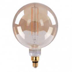 Bombilla Filamento Globo 30x20d 8w 640lm E27  Ambar 3000k