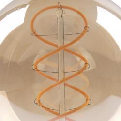 Bombilla Filamen.trenzado Globo 13x9,5d 4w 250lm  E27 Ambar 2200k