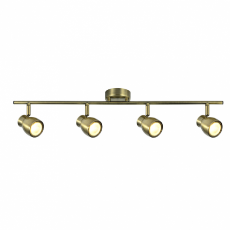 Regleta Chacho 4xgu10 Cuero 14x69,5x8,5 Cm