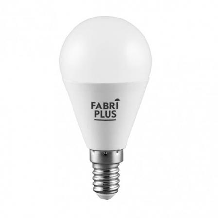 Bombilla Esferica 9w 6000k Fabriplus E14 810lm  8,8x4,5x4,5 Cm
