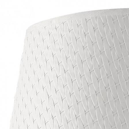 Lampara Crasas 5xe14 Blanco/oro Regx54x54 Cm
