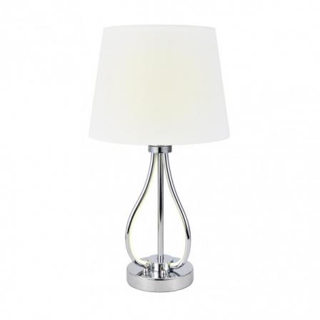 Sobremesa Dubrovnik 9w 4000k+ 1xe27 Cromo 675 Lm Doble Encendido 46x26x26 Cm
