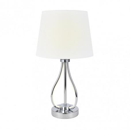 Sobremesa Dubrovnik 9w 4000k+ 1xe27 Cromo 675 Lm Doble Encendido 46x26x26 Cm